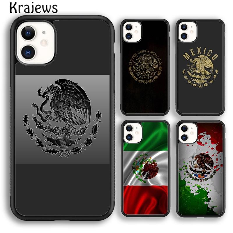 Krajews mexico flag mexicanos Soft Phone Case Cover For IPhone 18 17 Air 16 15 14 plus 11 12 13 pro max coque Shell Fundas