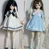 Mini Elegant Casual Clothes Handmake Doll College Dress for 1/4 1/6 BJD 30/45cm Dolls