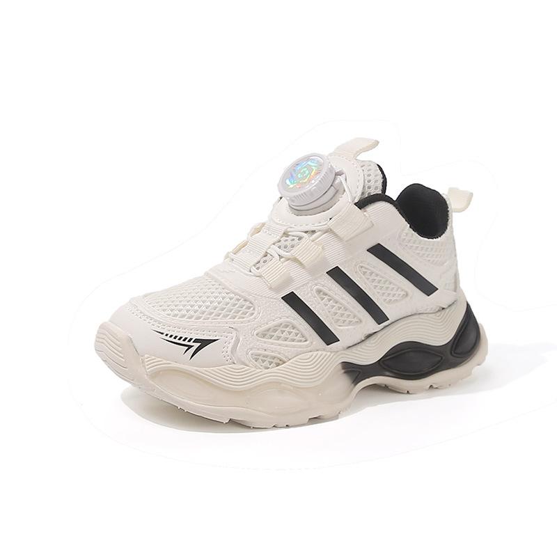 Детская спортивная обувь 2025 осень новая мальчики дышащая мягкая подошва кроссовки девочки папины кроссовки сетка повседневная обувь