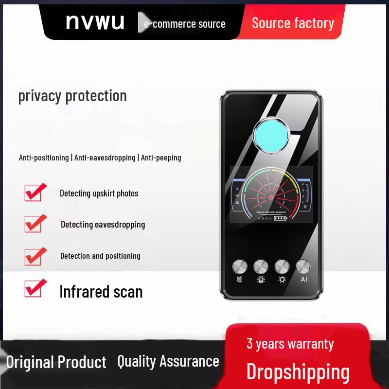 Hotel Anti-Peeping GPS, Camera, and Signal Detector: Anti-Tracking & Anti-Eavesdropping