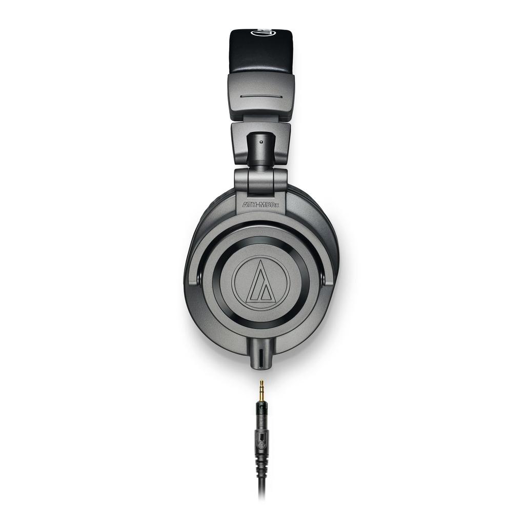 [Эксклюзив на Amazon.co.jp] Профессиональные мониторные наушники Audio Technica ATH-M50xGM, проводные наушники, в комплекте специальный жесткий футляр, цвет серый, оружейная сталь