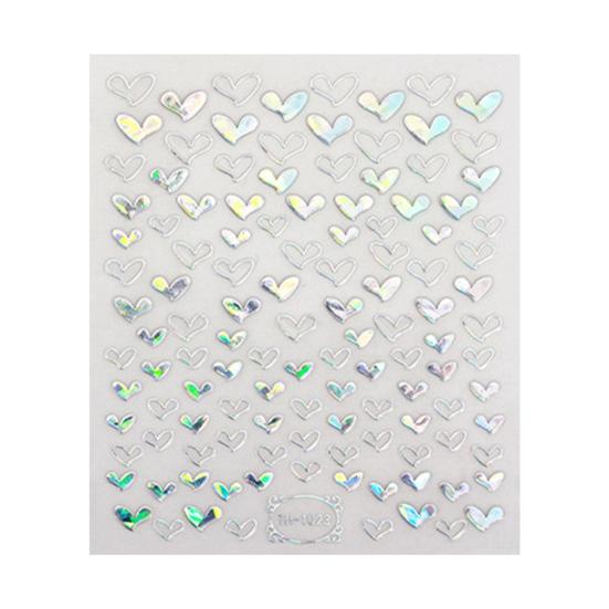 Съемный патч для дизайна ногтей своими руками, сильная липкость, нежный, на День святого Валентина, милый слайдер, принадлежности