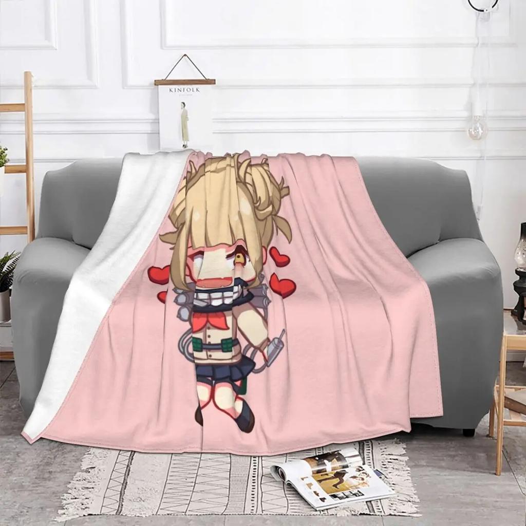 Toga My Hero Academia Blankets Flannel Textile Decor Anime Multi-function Ultra-Soft Throw Blankets for Bedding Couch Rug Piece