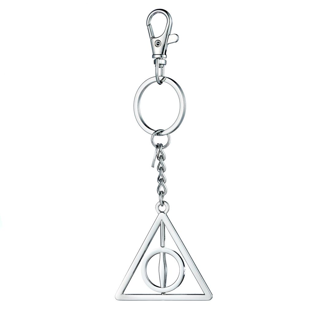 Harry Potter Deathly Hallows spinning keyring