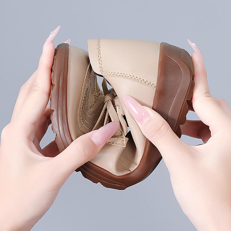 Женские мокасины, туфли для вождения, женские черные мокасины на плоской подошве, повседневные туфли без застежек, большие размеры, летние туфли для прогулок с вышитым бантом для мамы