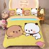 Прекрасный детский пододеяльник Kawaii Bubu and Dudu Пододеяльник Одеяло Постельное белье Односпальное Двуспальное Полный Размер Кинг Квин Размер Комплект Постельного Белья Дети