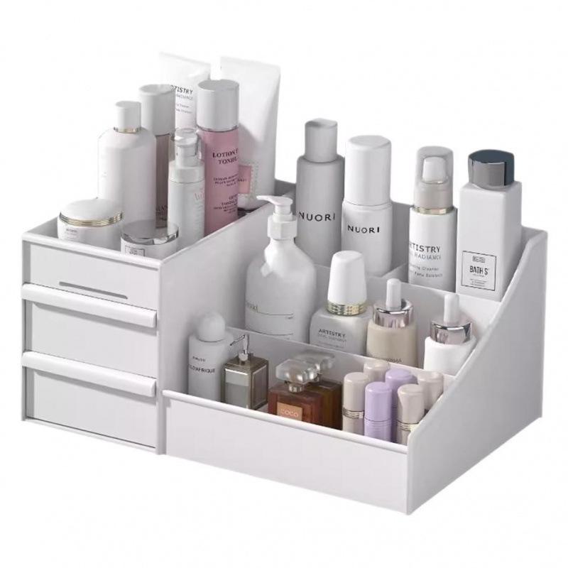 Cosmetic Organizer: Large Desktop Drawer for Makeup & Lipstick, Perfect for Dorms