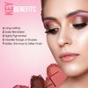 Палитра теней для век Colors Queen 70 Мультицветная | Высокопигментированная и стойкая палитра теней с матовыми, сатиновыми и блестящими оттенками | Легко
