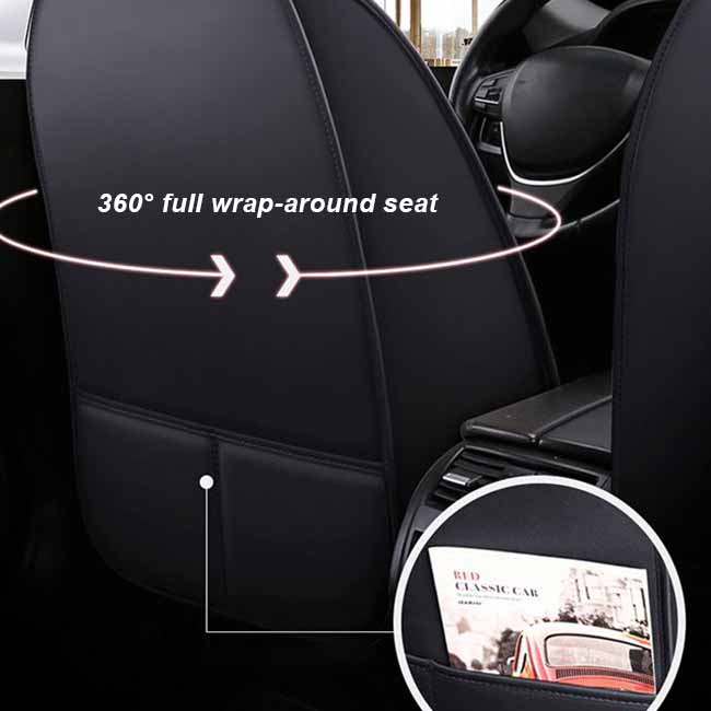 Полный комплект универсальных подушек для автомобильных сидений на 5 мест, водонепроницаемые чехлы для автомобильных сидений с полным охватом, защитные регулируемые съемные подушки для автомобильных сидений