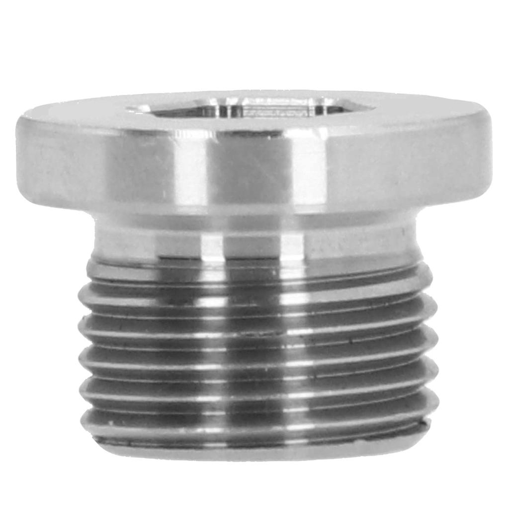 Oxygen Sensor Plug O2 Oxygen Sensor Plug M18x1.5 High Strength Stainless Steel Fitting Universal