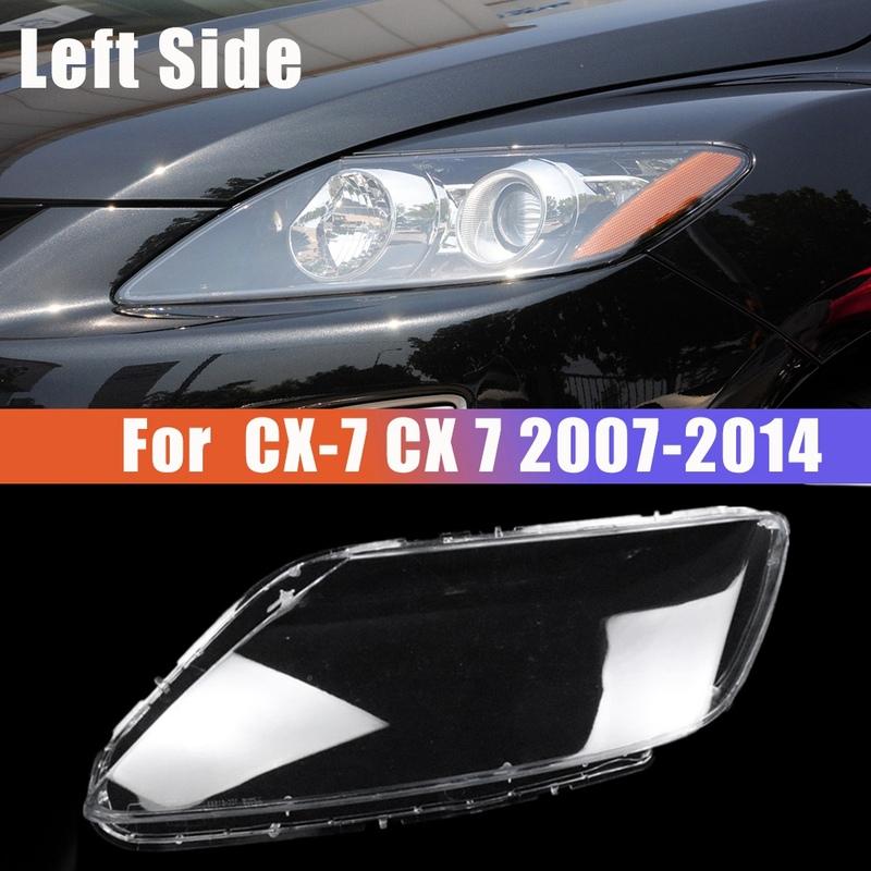 1 пара левая+правая для Mazda CX-7 CX 7 2007-2014 Автомобильная крышка линзы фары Фара Абажур Передняя световая оболочка Крышка