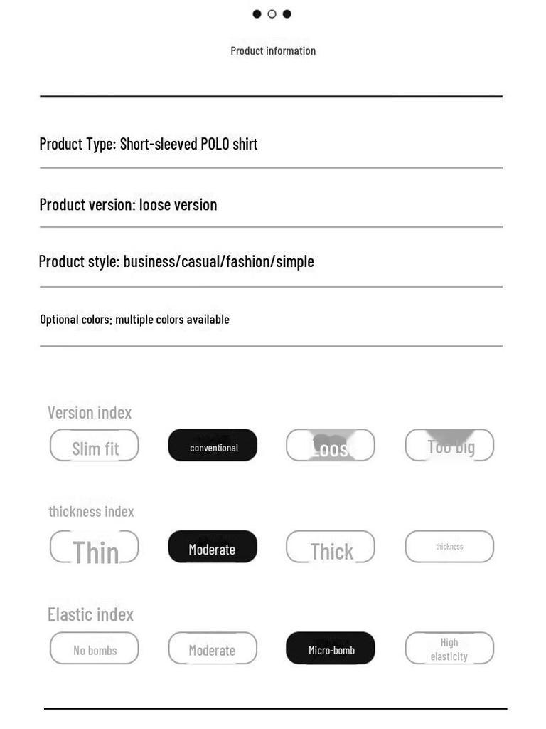 Мужская рубашка поло с коротким рукавом: Летняя повседневная легкая роскошь с вышитым лацканом для модных пап