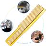 Salon Electroplated Hair Clipper Comb Set Hangable Design Hair Cleaning Neck Brush Ring Beard Brush Stylist Styling Comb Set