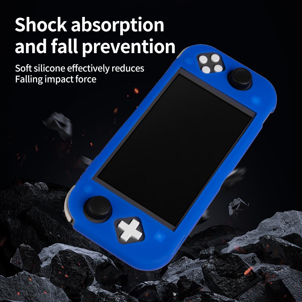 Для Nintendo Switch Lite силиконовый защитный чехол игровая консоль амортизирующий анти-падения мягкий чехол
