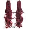 1pc Ponytail Hair Extesnion Long Wavy Hair Claw Clip On Pony Tail Hairpiece 24inch 60cm