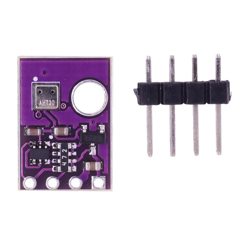 Temperature and Humidity Sensor Measurement Module I2C Communication DC 2-5.5V High-Precision Probe AHT20 Upgraded Version AHT30