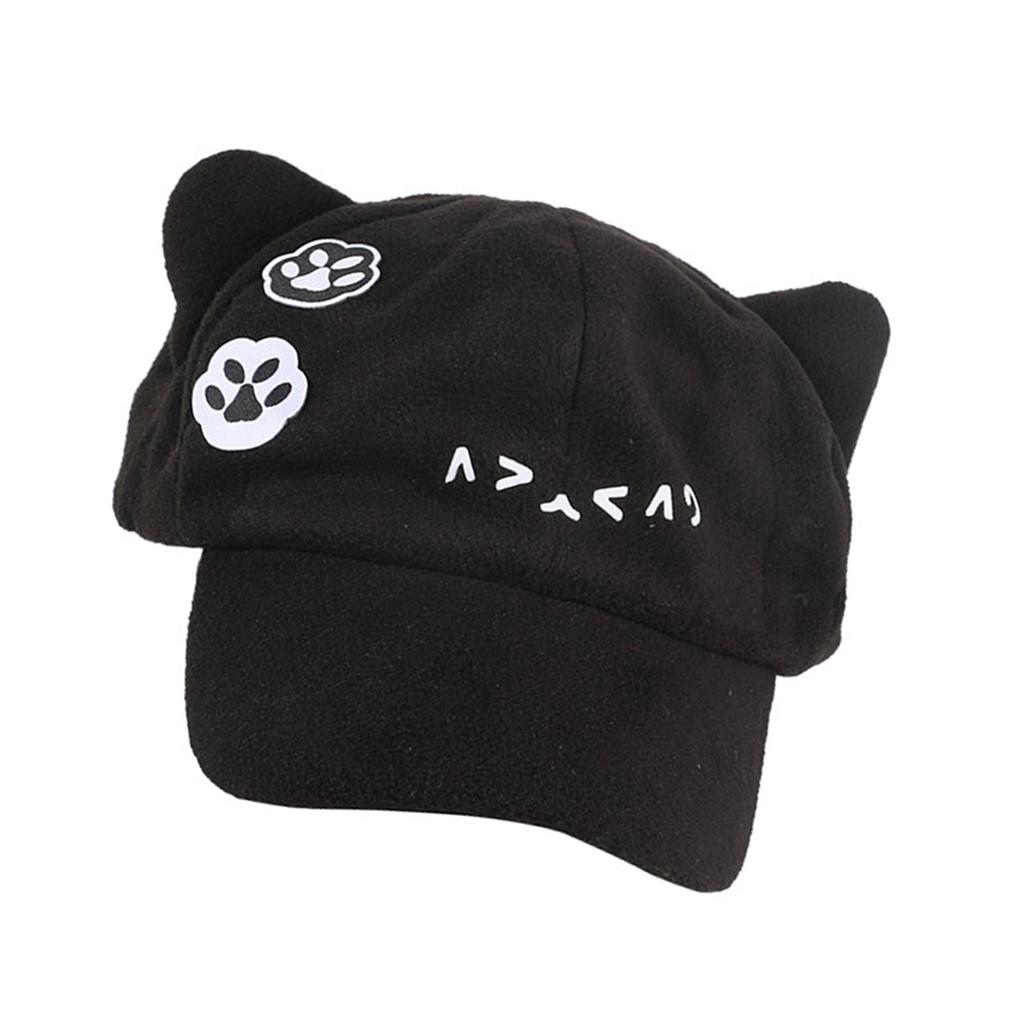 Косплей бейсболка с кошачьими ушками для подростков, девочек, женщин, забавная шапка с ушками, Y2K хип-хоп шапка, все сочетающаяся шляпа от солнца, головной убор на Хэллоуин