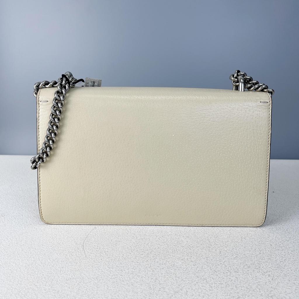[Pre-Owned] Dionysus Tiger Head Crystal Detail Chain Leather Crossbody Bag Small - Very Good #7QIR8E
