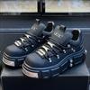Модная оригинальная брендовая мужская обувь, модные кроссовки с толстой подошвой, повседневная обувь в уличном стиле в стиле хип-хоп для мужчин, заклепки, вулканизированная дизайнерская обувь