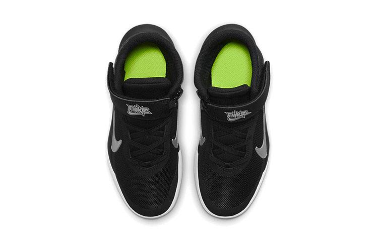 Nike Кроссовки для баскетбола Team Hustle D 10 Flyease, нескользящая подошва, амортизация, износостойкие, средняя высота, детские DD7302-004