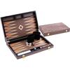 Engelhart- 250546 - Luxury Backgammon - 15 Inches - Walnut Veneer and Varnish