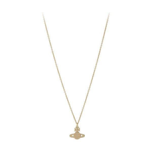 Женское колье Vivienne Westwood Camella Bath Relief Золотой Белый 630203bh R102