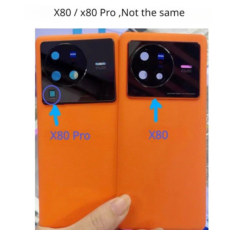 Корпус X80 для Vivo X80, ремонт крышки батарейного отсека, замена задней двери, задняя крышка для vivo x80
