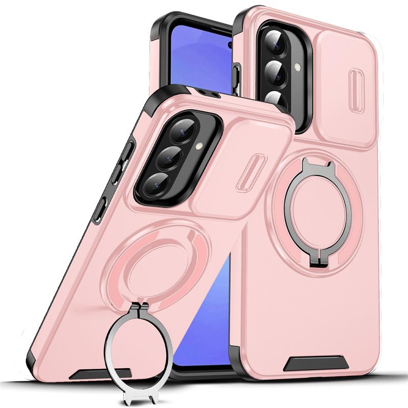 Для Samsung Galaxy A13 A23 A14 A54 A04S A15 A25 A35 A55 A05 A05S A16 A26 A36 A56 A06 Бронированный Чехол Магнитное Кольцо для Авто Защитная Крышка