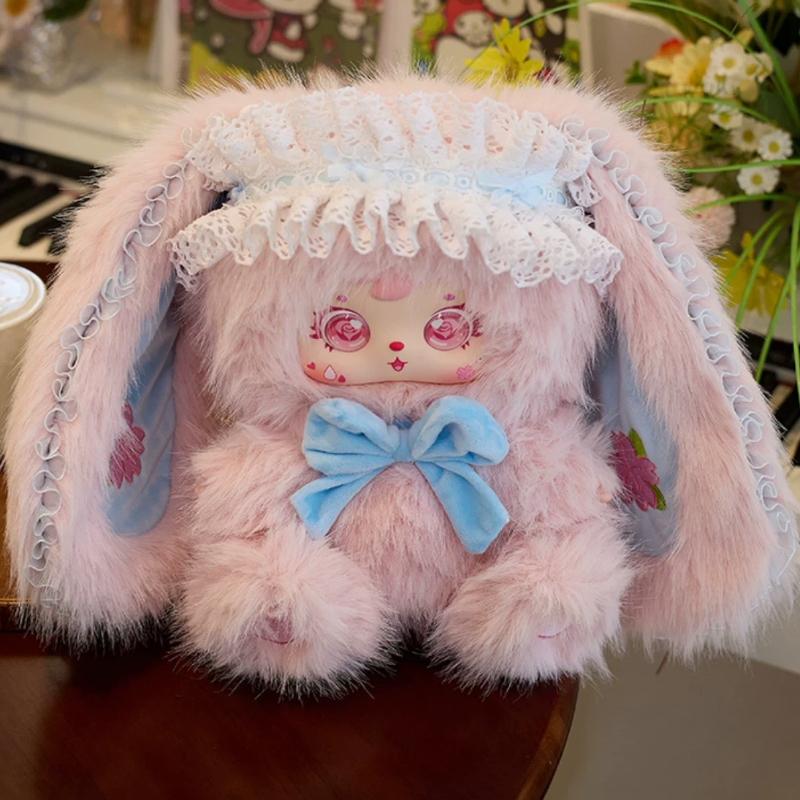 Authentic Samuel Rabbit Elf 680% Plush Series Surprise Blind Box Cute Doll Holiday Gift Doll Accessories