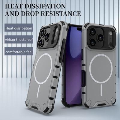 Для Apple IPhone 17 Promax Магнитный чехол для телефона с решетчатой текстурой и сенсорным управлением Apple 17 Pro Магнитный чехол для телефона