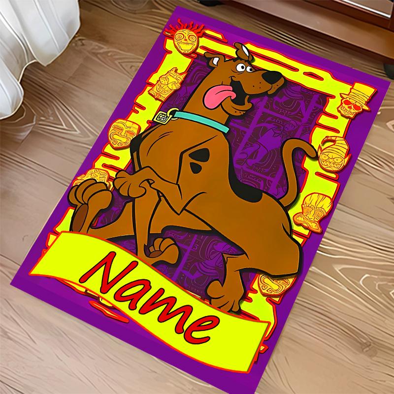 Custom personalization Scooby-Doo Print Area Rug - Soft, Washable Non-Slip Indoor Mat,Living Room,Home&Office Decorative Rug