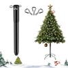 14,8-дюймовый удлинитель высоты для рождественской елки, металлическое основание для елки, удлинительный столб с 3 креплениями