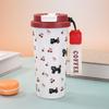 500ml Insulated Cup Leak-Proof Thermos Mug Durable Straw Cup  Outdoor