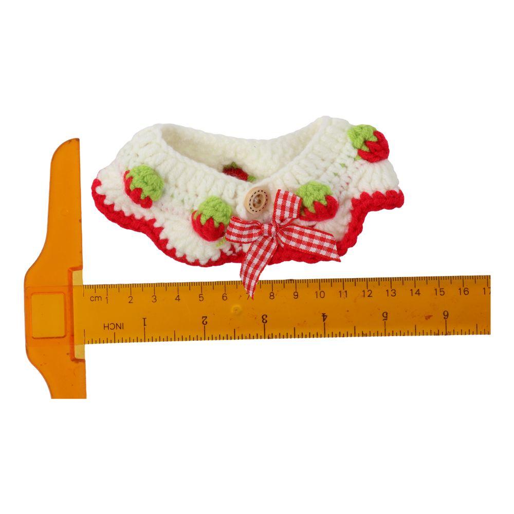 Cotton Scarf Set Adjustable Collar Pet Outfit Cute Breakaway Kitten Collar  Cat