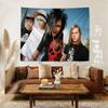Металл Рок-группа TTokio HHotel Подвесной Богемный Гобелен Подвесной Таро Хиппи Настенные Ковры Общежитие Японский Гобелен