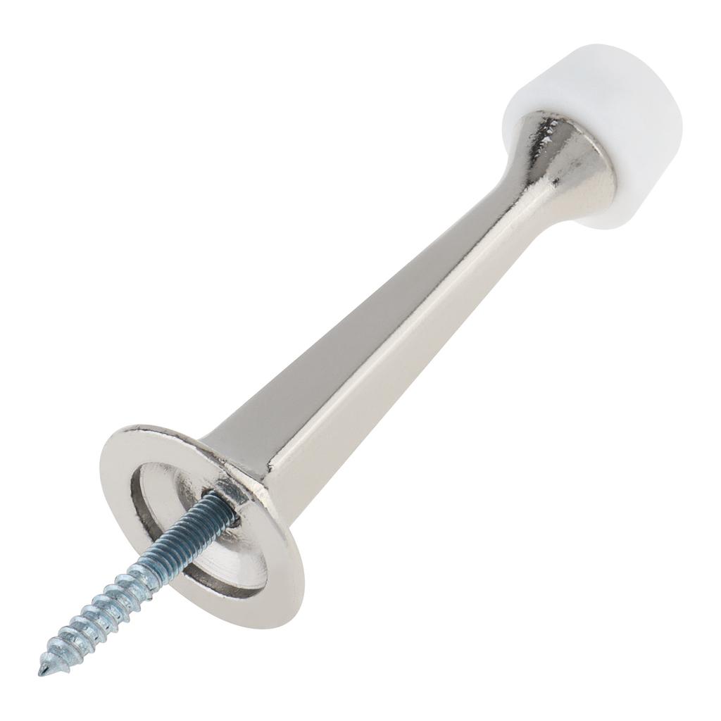 Черный Серебристый Регулируемый Сверхпрочный Дверной Стопор Жесткая Конструкция Мягкие Резиновые Наконечники Защита Стены Универсальный