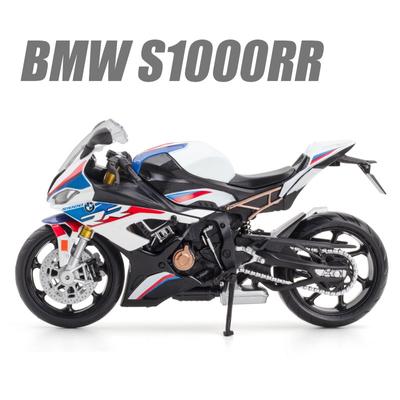 1/12 BMW S1000RR игрушечный мотоцикл RMZ City литой металлический гоночный модель супер спортивный миниатюрный коллекционный подарок для мальчиков
