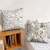 Luxury Khaki Pattern Cushion Cover Soft Plush Fabric DoubleSided Printed Cushion Covers for All Seasons Modern HomeDecor Gift