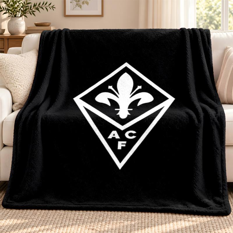 ACF Fiorentina blanket Flannel Blanket Soft Cozy Plush Throw for Sofa Bed Lightweight Home Decoration Outdoor camping