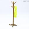 1Pcs Mini Vintage Floor Standing Coat Rack 1:12 Scale Miniature Storage Rack Dollhouse Room Decoration Toys Accessories Gifts