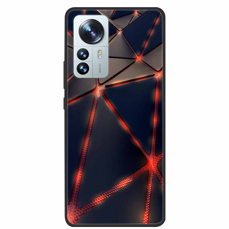 Чехол для телефона Xiaomi 12T Pro Чехол-крышка Лев Волк Черный Мягкий Силиконовый Чехол Для Xiaomi 12T Pro Задняя Крышка Чехол 12 T 12TPro Funda Capa