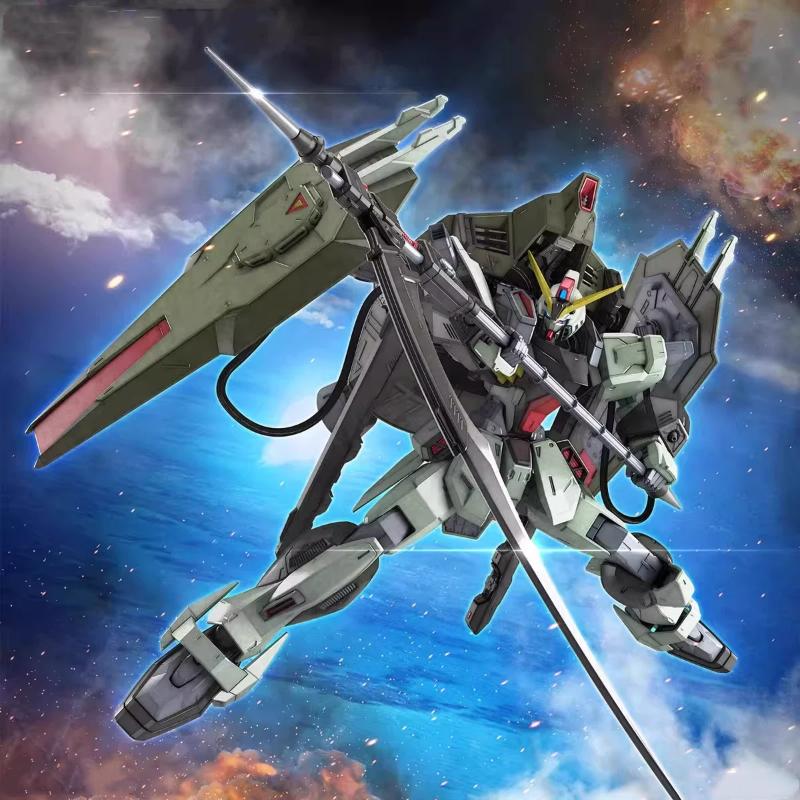 FM 1/100 GAT-X252 Forbidden Gunpla Сборная модель меха с прозрачной наклейкой Фигурка-акция Аниме-игрушка Настольное украшение Подарок для мальчика