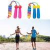 Jump Rope, Cotton Kid Jump Rope with Wood Handle Adjustable Length Skipping Rope
