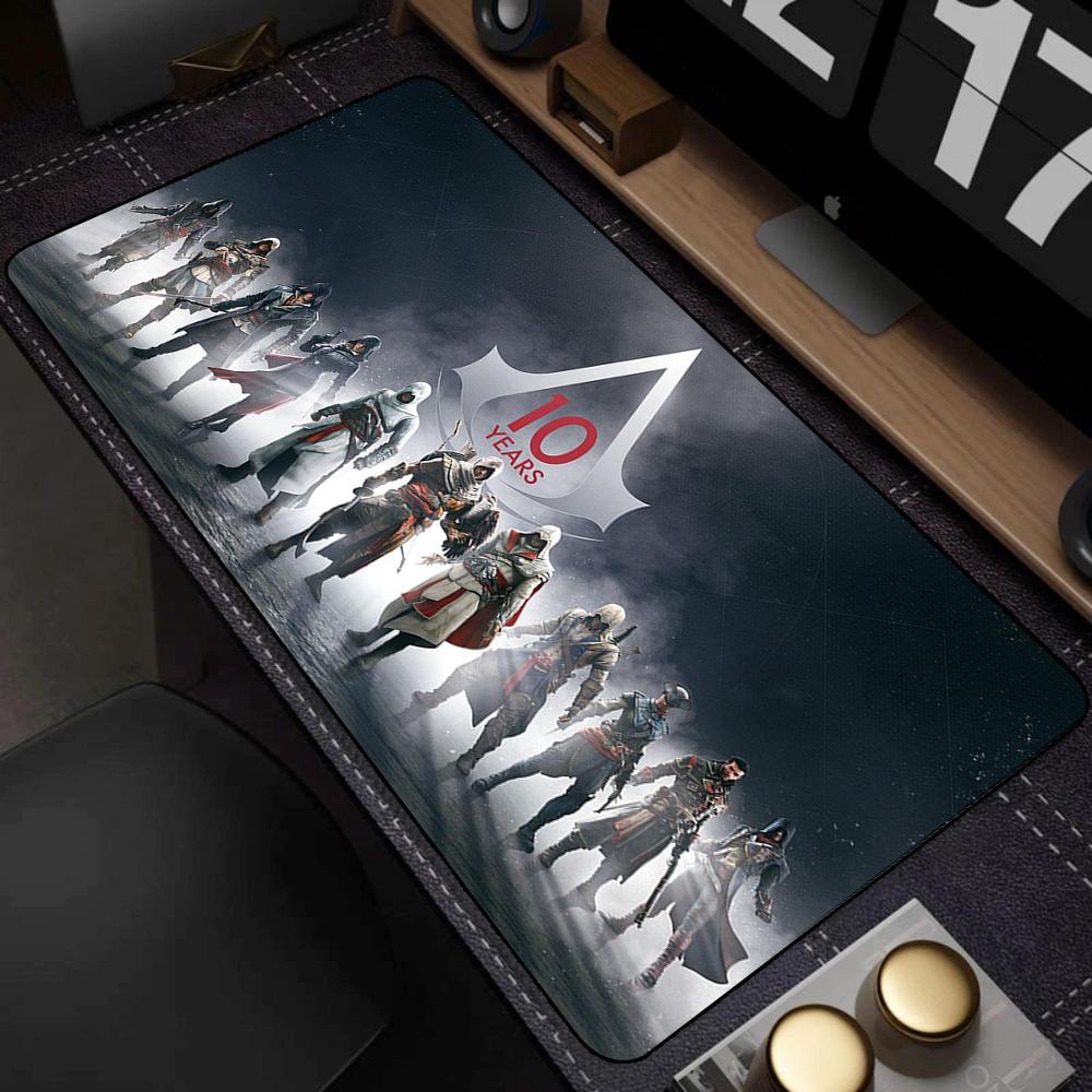 Коврик для мыши A-assassin S Creed Коврик для мыши Аниме Аксессуары для игровой установки ПК Стол для компьютера Игровой Настольный коврик Большие коврики Офис XXL Коврики