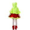 Christmas costumes children's geeks green hair monster grinch cape dress Santa Claus children's clothing Christmas party