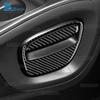 Real Soft Carbon Fiber Stickers For Mercedes Benz Smart 453 Fortwo/Forfour 2016 2017 2018  Sides Car Gear Shift Panel Frame