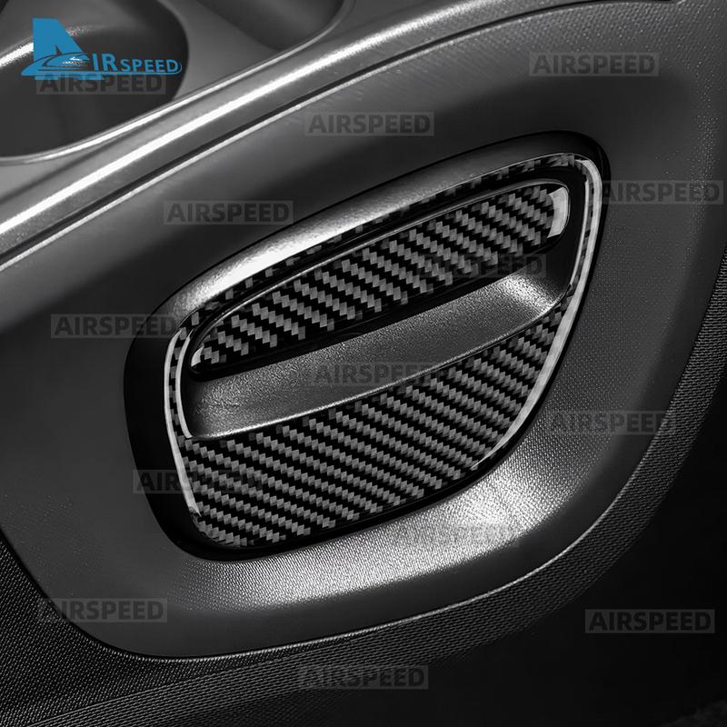 Real Soft Carbon Fiber Stickers For Mercedes Benz Smart 453 Fortwo/Forfour 2016 2017 2018 Sides Car Gear Shift Panel Frame