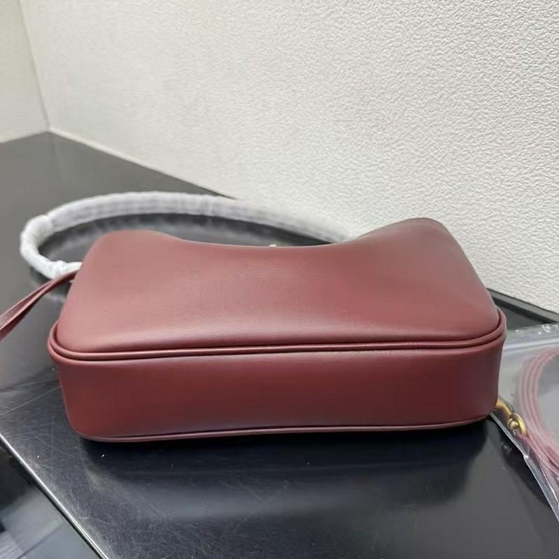 2025 Новая женская сумка из натуральной кожи Nappa Leather Underarm Bag + Rodeo Small Large Capacity Casual Women Bag Cross Border