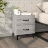 VidaXL Bedside Tables Sonoma Grey 40x35x47.5 Cm 817293