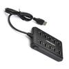 Исключительный 10-портовый высокоскоростной удлинительный кабель USB 2.0 с двухрядным концентратором-адаптером для ноутбука и ПК